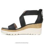 sandalias | sandalia con cuña soul goodtimes 60D4P0572 Naturalizer mujer sintético negro - Imagen 3