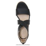 sandalias | sandalia con cuña soul goodtimes 60D4P0572 Naturalizer mujer sintético negro - Imagen 4