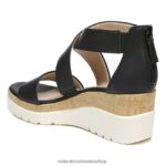 sandalias | sandalia con cuña soul goodtimes 60D4P0572 Naturalizer mujer sintético negro - Imagen 8