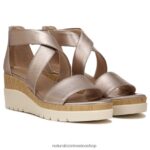 sandalias | sandalia con cuña soul goodtimes 60D4P0575 Naturalizer mujer cálido plateado sintético