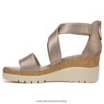 sandalias | sandalia con cuña soul goodtimes 60D4P0575 Naturalizer mujer cálido plateado sintético - Imagen 3