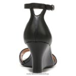 sandalias | sandalia cuña vera 60D4P0121 Naturalizer mujer cuero negro - Imagen 6