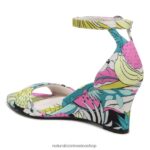 sandalias | sandalia cuña vera 60D4P0127 Naturalizer mujer tela rosa - Imagen 8