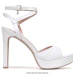 sandalias | sandalia de vestir ai 60D4P0294 Naturalizer mujer tela blanca - Imagen 2