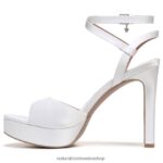 sandalias | sandalia de vestir ai 60D4P0294 Naturalizer mujer tela blanca - Imagen 3