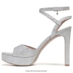 sandalias | sandalia de vestir ai 60D4P0296 Naturalizer mujer tela plateada - Imagen 3