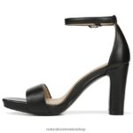 sandalias | sandalia de vestir alegría 60D4P065 Naturalizer mujer cuero negro - Imagen 3