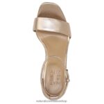 sandalias | sandalia de vestir alegría 60D4P066 Naturalizer mujer cuero bronce claro - Imagen 4
