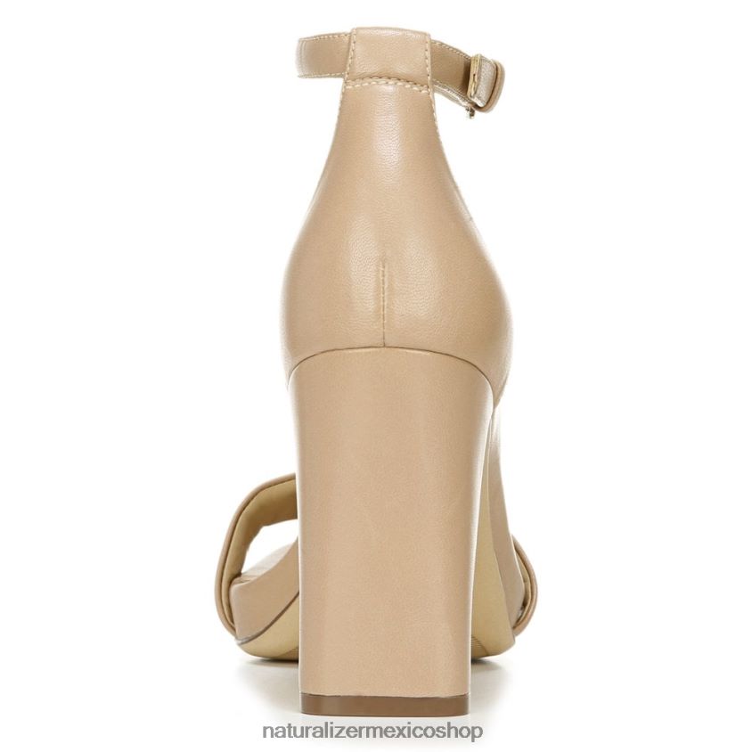 sandalias | sandalia de vestir alegría 60D4P068 Naturalizer mujer crema brulée de cuero - Imagen 6