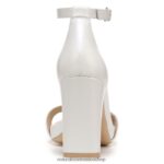 sandalias | sandalia de vestir alegría 60D4P069 Naturalizer mujer cuero blanco - Imagen 6