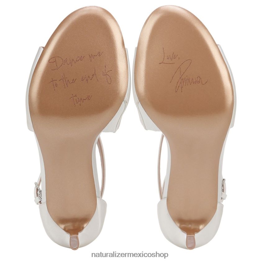 sandalias | sandalia de vestir amor 2 60D4P0322 Naturalizer mujer tela blanca de seda - Imagen 7