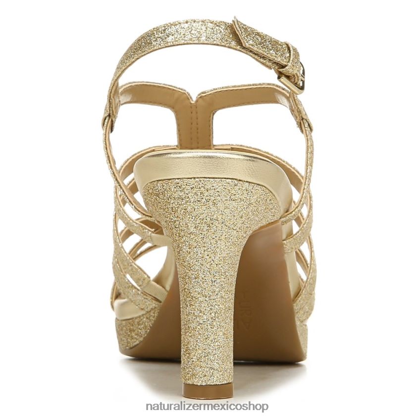 sandalias | sandalia de vestir baylor 60D4P0581 Naturalizer mujer oro brillo sintético - Imagen 6