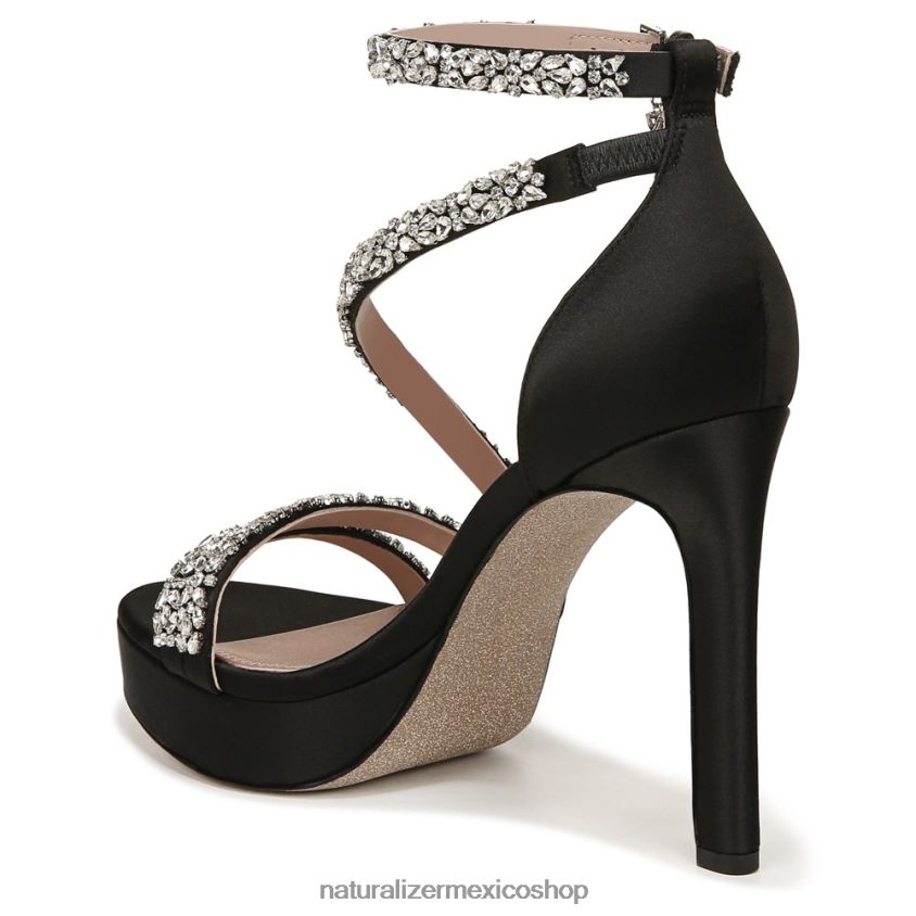 sandalias | sandalia de vestir de amor 60D4P0308 Naturalizer mujer tela negra - Imagen 8