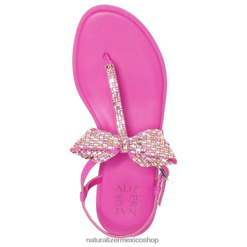 sandalias | sandalia de vestir florita 60D4P0661 Naturalizer mujer tela rosa - Imagen 4