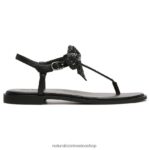 sandalias | sandalia de vestir florita 60D4P0663 Naturalizer mujer tela negra - Imagen 2