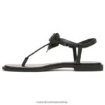 sandalias | sandalia de vestir florita 60D4P0663 Naturalizer mujer tela negra - Imagen 3