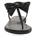 sandalias | sandalia de vestir florita 60D4P0663 Naturalizer mujer tela negra - Imagen 5