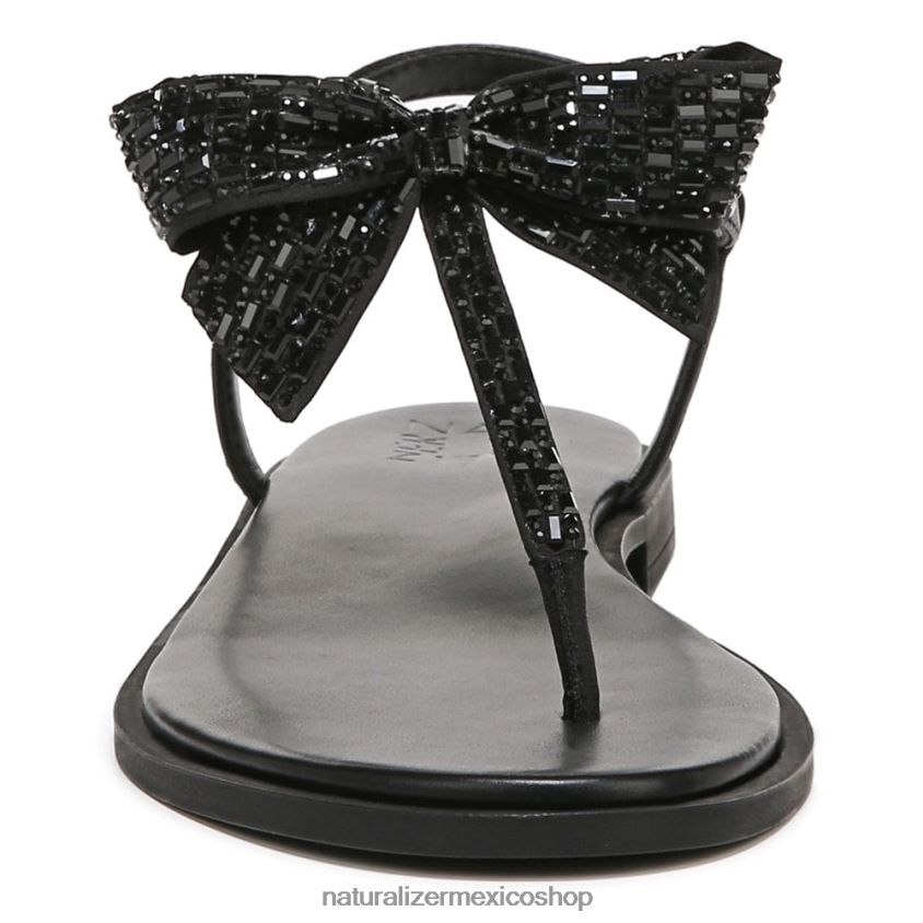 sandalias | sandalia de vestir florita 60D4P0663 Naturalizer mujer tela negra - Imagen 5