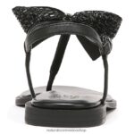 sandalias | sandalia de vestir florita 60D4P0663 Naturalizer mujer tela negra - Imagen 6