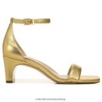 sandalias | sandalia de vestir iriss 27 edit 60D4P0115 Naturalizer mujer cuero dorado - Imagen 2