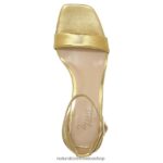 sandalias | sandalia de vestir iriss 27 edit 60D4P0115 Naturalizer mujer cuero dorado - Imagen 4