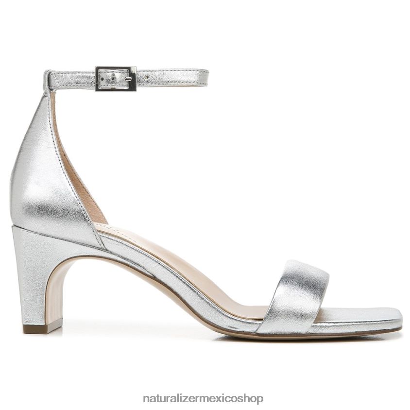 sandalias | sandalia de vestir iriss 27 edit 60D4P0116 Naturalizer mujer cuero plateado - Imagen 2