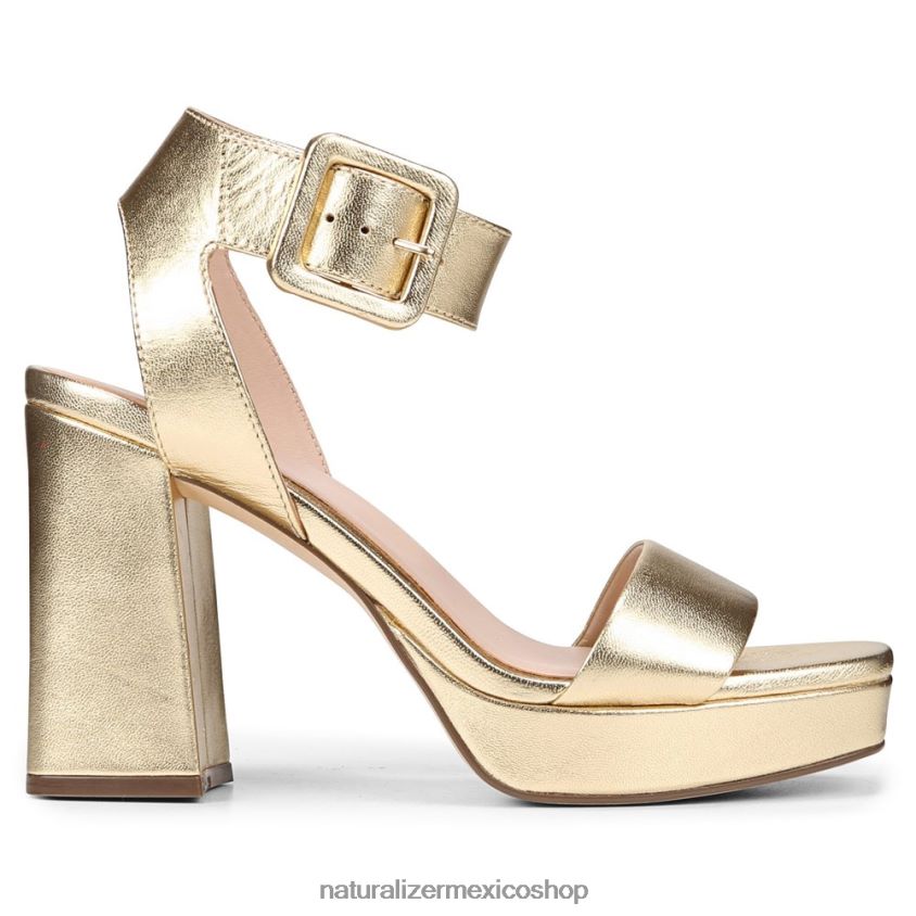 sandalias | sandalia de vestir jaselle 27 edit 60D4P0216 Naturalizer mujer cuero dorado - Imagen 2