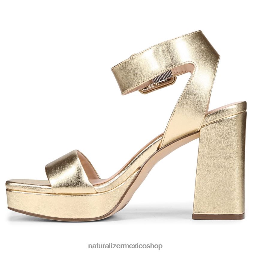 sandalias | sandalia de vestir jaselle 27 edit 60D4P0216 Naturalizer mujer cuero dorado - Imagen 3