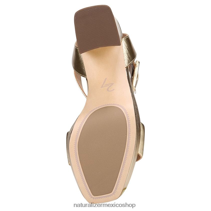 sandalias | sandalia de vestir jaselle 27 edit 60D4P0216 Naturalizer mujer cuero dorado - Imagen 7