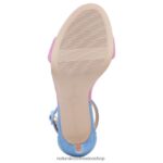 sandalias | sandalia de vestir kinsley 60D4P048 Naturalizer mujer ante rosa/azul - Imagen 7