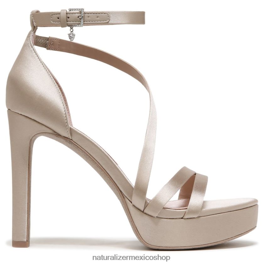 sandalias | sandalia de vestir love 2 60D4P0324 Naturalizer mujer tela de champán - Imagen 2