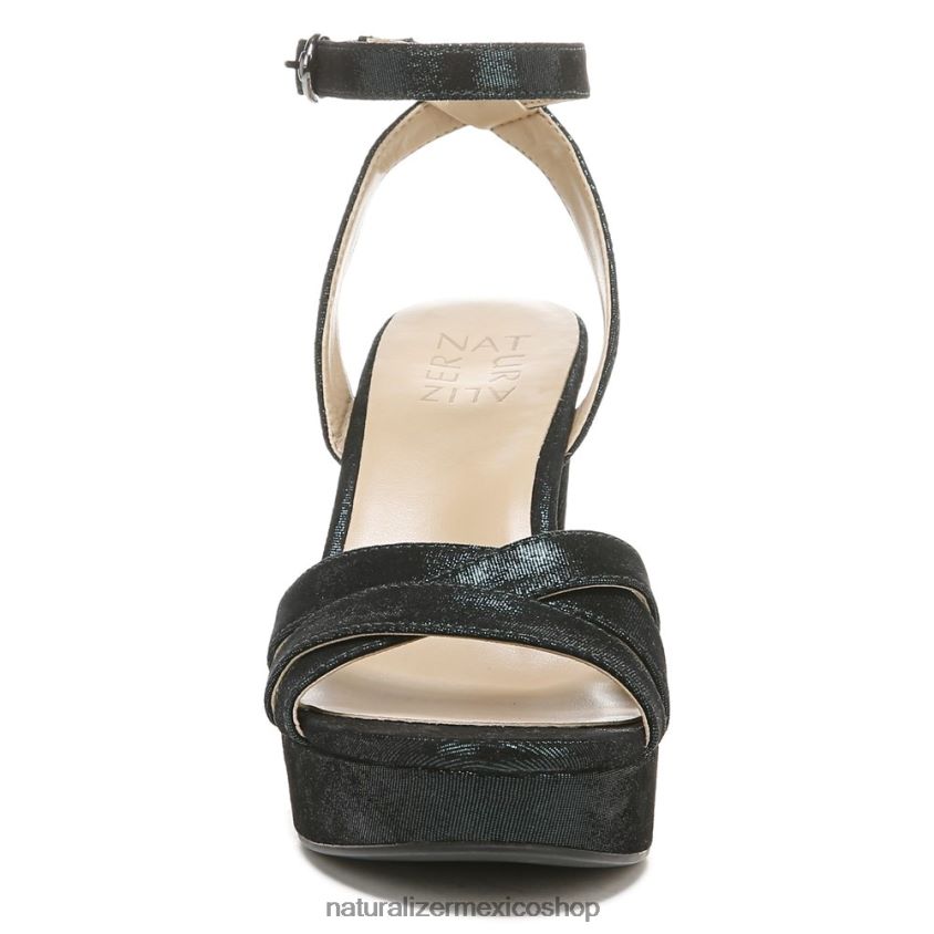 sandalias | sandalia de vestir mallory 60D4P0496 Naturalizer mujer cuero verde trébol de medianoche - Imagen 5