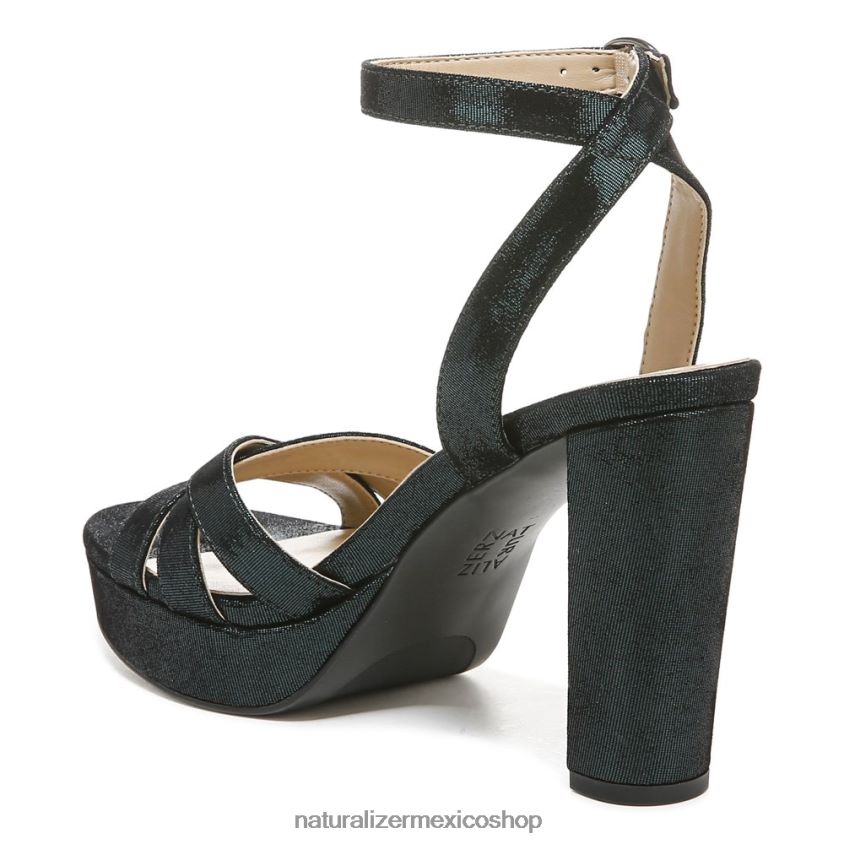 sandalias | sandalia de vestir mallory 60D4P0496 Naturalizer mujer cuero verde trébol de medianoche - Imagen 8