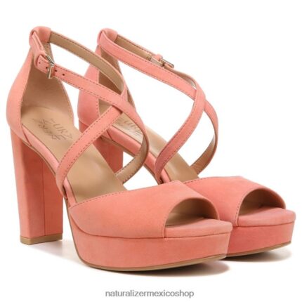 sandalias | sandalia de vestir melody 60D4P0100 Naturalizer mujer ante coral