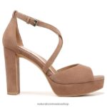 sandalias | sandalia de vestir melody 60D4P097 Naturalizer mujer ante marrón - Imagen 2