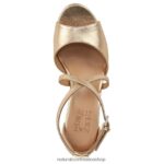 sandalias | sandalia de vestir melody 60D4P098 Naturalizer mujer cuero dorado oscuro - Imagen 4