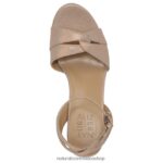 sandalias | sandalia de vestir nevena 60D4P0541 Naturalizer mujer pan de jengibre beige sintético - Imagen 4