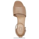 sandalias | sandalia de vestir perlada 60D4P0343 Naturalizer mujer cuero topo - Imagen 4