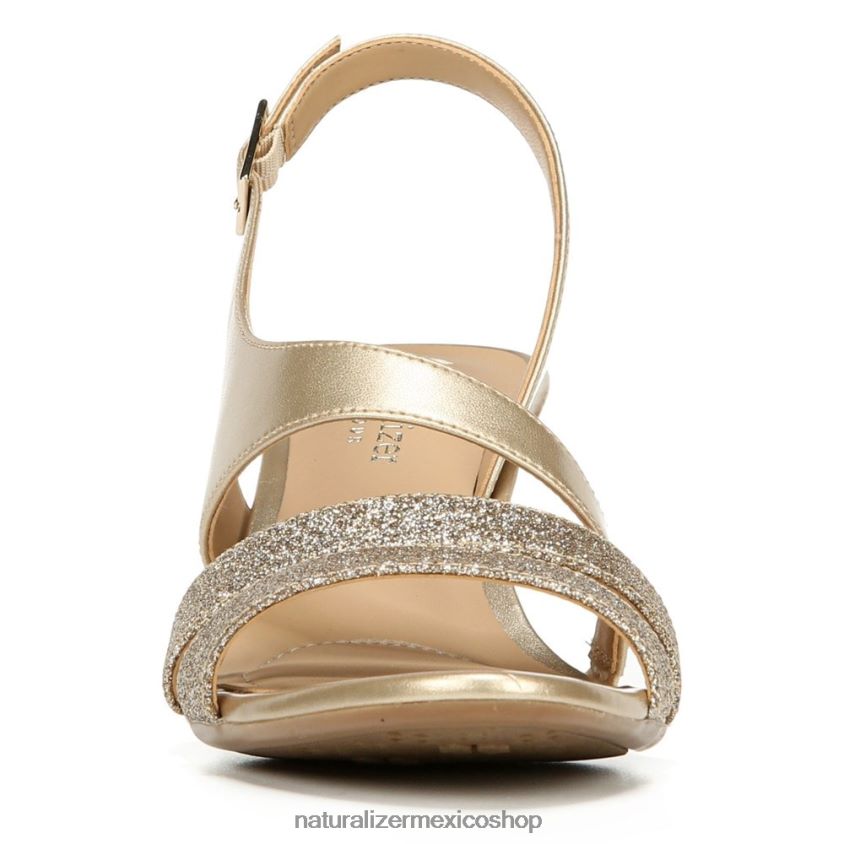 sandalias | sandalia de vestir taimi 60D4P0502 Naturalizer mujer oro/purpurina sintética - Imagen 5