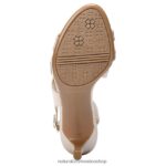 sandalias | sandalia de vestir taimi 60D4P0505 Naturalizer mujer tela de champán - Imagen 7