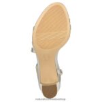 sandalias | sandalia de vestir vanessa 60D4P025 Naturalizer mujer tela plateada - Imagen 7