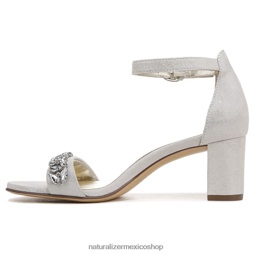 sandalias | sandalia de vestir vera 2 60D4P0609 Naturalizer mujer cuero plateado - Imagen 3