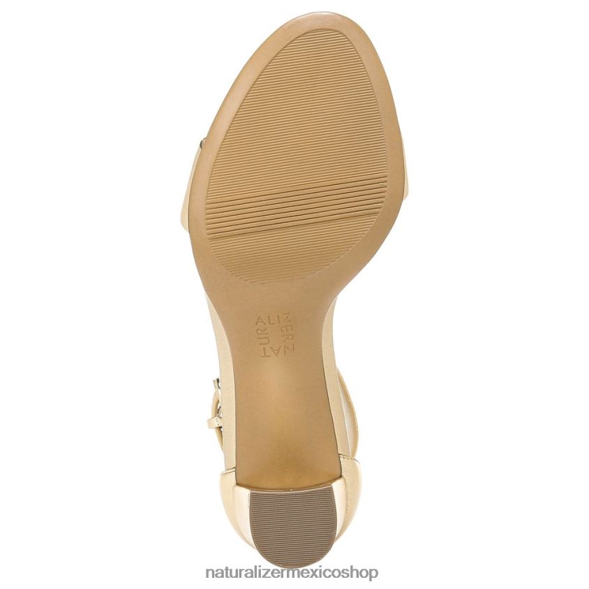 sandalias | sandalia de vestir vera 60D4P011 Naturalizer mujer cuero dorado oscuro - Imagen 7