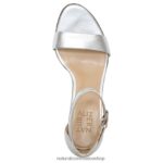 sandalias | sandalia de vestir vera 60D4P014 Naturalizer mujer cuero plateado - Imagen 4