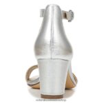 sandalias | sandalia de vestir vera 60D4P014 Naturalizer mujer cuero plateado - Imagen 6