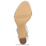 sandalias | sandalia de vestir vera 60D4P014 Naturalizer mujer cuero plateado - Imagen 7