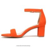 sandalias | sandalia de vestir vera 60D4P018 Naturalizer mujer ante naranja - Imagen 3