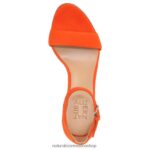 sandalias | sandalia de vestir vera 60D4P018 Naturalizer mujer ante naranja - Imagen 4