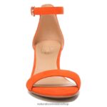 sandalias | sandalia de vestir vera 60D4P018 Naturalizer mujer ante naranja - Imagen 5