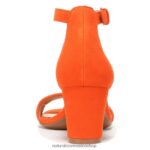 sandalias | sandalia de vestir vera 60D4P018 Naturalizer mujer ante naranja - Imagen 6